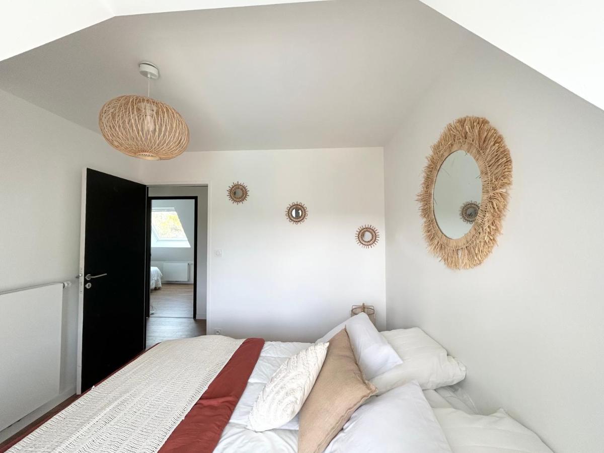 Superbe Villa Tout Confort Avec Piscine Chauffee Er Couverte Et Spa A 2 Pas De La Plage Fouesnant Luaran gambar